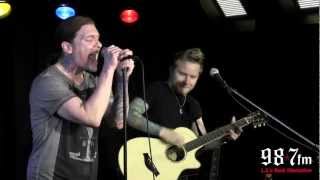 Shinedown  Acoustic Version of quotThe Sound of Madnessquot at 987FM [upl. by Shalna]