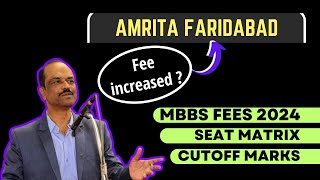 Amrita Faridabad MBBS Fees 2024 ALL DETAILS 🩺 [upl. by Asilrahc386]