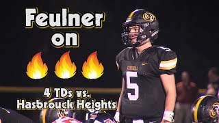 Cresskill 35 Hasbrouck Heights 14  Week 0 Football  Aidan Feulner 4 TD Game [upl. by Attej612]