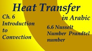 66 Nusselt Number Prandtel number [upl. by Alleyne260]