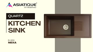 Asiatique Quartz Kitchen Sink  D303 NEXA [upl. by Gibe]