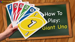 How to play Giant Uno [upl. by Balf665]