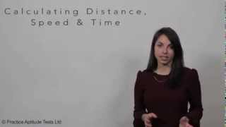 Calculating speed distance amp time [upl. by Kcired]