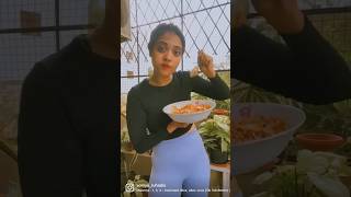 My high protein winter breakfast 😋 foodie indianfood recipe shortvideo food bhaat upvasrecipe [upl. by Aldora]