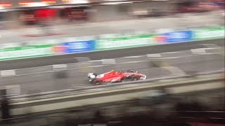 First laps at the Las Vegas Street Circuit for F1 Las Vegas Grand Prix from the stands [upl. by Oigroig297]