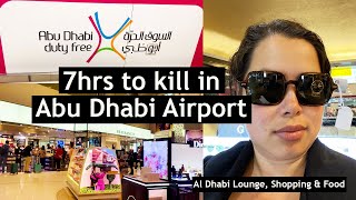 7 hours Layover in Abu Dhabi Airport  Al Dhabi Lounge [upl. by Ariuqahs966]