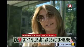 Catherine Fulop víctima de motochorros [upl. by Hsepid456]