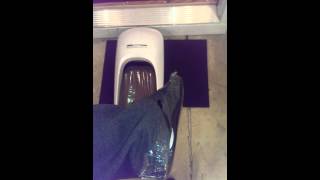 Trimaco EZ Floor Guards Shoe Cover Machine in action [upl. by Purity]