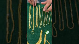 Gold chains collection wedding goldpalacejewellers jewellery [upl. by Anstice]