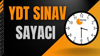 ✔ YDT Sınavı Sayacı  120 Dk ⏱ tyt tytsınavı ayt aytsayac aytsınavı ydtsınavı ydt ydtsayac [upl. by Barret]