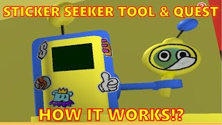 NEW STICKER SEEKER TOOL amp QUEST HOW IT WORKS  BEESMAS 2024 BEE SWARM SIMULATOR  ROBLOX [upl. by Osnofedli]