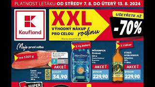 Kaufland leták 7 8 2024  akční leták KauflandCR letak letaky [upl. by Abehsat]