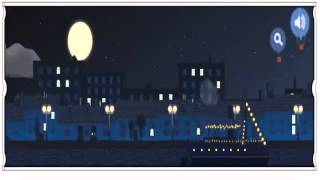 Claude Debussy CLARO DE LUNA Google Doodle [upl. by Dranyar]