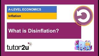 Explaining the difference between Disinflation and Deflation [upl. by Neros155]