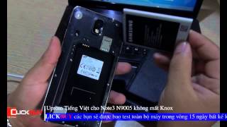 Clickbuys channel  Thủ thuật Note 3 N9005 Up rom gốc  cài tiếng viết không mất Knox [upl. by Yrogreg]