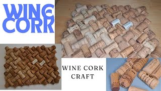 DIY WINE CORK CRAFT [upl. by Alleunam]