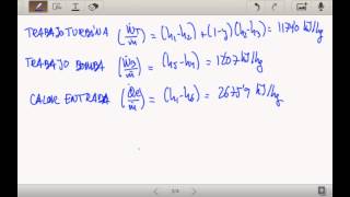 umh1788 201314 Lec007 Problema Turbina de vapor Parte 3 [upl. by Anima]