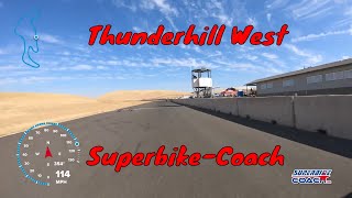 Motorcycle Track day at Thunderhill Raceway with SuperBike Coach [upl. by Draw678]