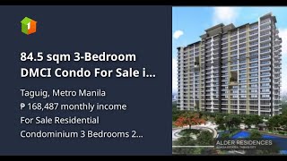 845 sqm 3Bedroom DMCI Condo For Sale in Taguig Metro Manila [upl. by Parrish]