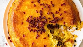 Tachin Persian Saffron Baked Rice [upl. by Acinoryt]