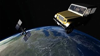 BeamNG Drive  The Ibishu Hopper Jeep  BeamNG in Space  BeamNG Drive Gameplay Highlights [upl. by Yartnod128]