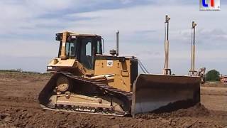 CAT D6M LGP amp BOMAG Compactor Rommelshausen Germany 26052011 [upl. by Henriha]