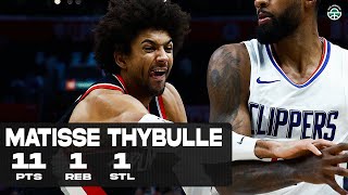 MATISSE THYBULLE DROPPED 11PTS vs CLIPPERS FULL HIGHLIGHTS [upl. by Dorie]