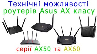 Порівнюємо роутери Asus RTAX53U AX55 AX56U AX58U AX68U [upl. by Rafi]