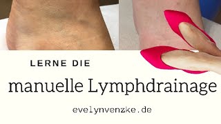 Wasser in den Füßen Lerne die manuelle Lymphdrainage [upl. by Lolita]