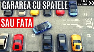 PARCARI Ep 3 CUM SĂ PARCHEZI CU SPATELE ȘI FAȚA ÎNTRE DOUĂ MAȘINI PARCARE CENTRU COMERCIAL [upl. by Aeriela]