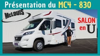 Présentation du McLOUIS Mc4  830 Instant CampingCar [upl. by Ahtiuqal]