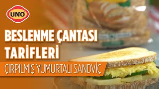 Beslenme Çantası Tarifleri  Çırpılmış Yumurtalı Sandviç [upl. by Toille]