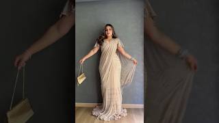 Beautiful 😍 Pre Draped saree 🥻 for Wedding 💒 grwm outfitideas viral CataloguebyAB [upl. by Sitoiganap]