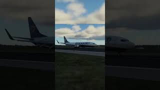 illegal RYANAIR LANDING xplane12 aviation butter [upl. by Wilkens]