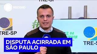 Com disputa acirrada cidade de São Paulo inicia votação [upl. by Riehl661]