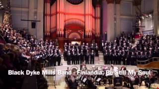 Finlandia  Be Still My Soul Brass band choir and organ [upl. by Ellertnom421]