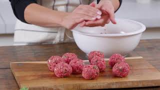 Classic Meatballs  Ground Chuck Recipe [upl. by Noret]