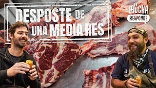 Desposte de una Media Res  Todos los Cortes Clásicos del Asado  El Laucha Responde [upl. by Hadihsar]