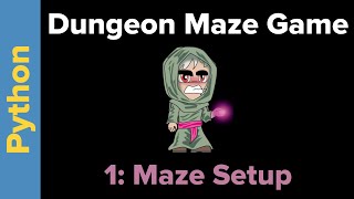 Python Maze Game Tutorial Part 1 [upl. by Nimar]