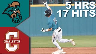 Charleston vs 10 Coastal Carolina Baseball Highlights  College Baseball Highlights 2023 [upl. by Joey366]