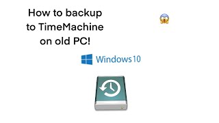 How to use Windows PC as TimeMachine Backup Drive [upl. by Pebrook]