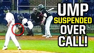 Umpire gets suspended for this call a breakdown [upl. by Gerger762]