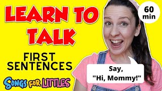 First Sentences for Toddlers  Learn to Talk  Toddler Speech Delay  Speech Practice Video English [upl. by Ennad]