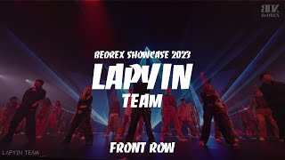 LAPYIN TEAM  BEDREX SHOWCASE 2023 59  FRONT ROW [upl. by Feinleib]