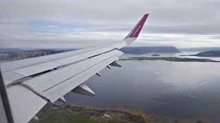 ✈ Wizz Air  New Airbus A321  Landing at Alesund Vigra ✈ [upl. by Alleyn]