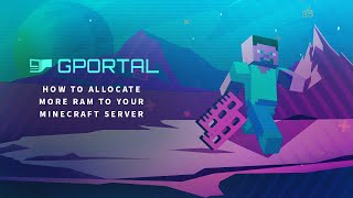 GPORTAL Minecraft Server  How to allocate RAM to your GPORTAL Minecraft Server [upl. by Naivat]