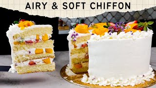 I mastered my DREAM CAKE  fluffy moist stackable CHIFFON [upl. by Dee]