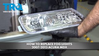 How to Replace Fog Lights 20072013 Acura MDX [upl. by Acimad954]