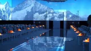 Video Mapping in Royal Saudi Wedding in Armani Hotel by Olivier Dolz Wedding PlannerDubaiPART 1 [upl. by Ttnerb]