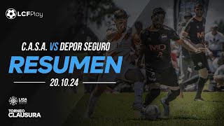 Resumen Depor Seguro vs CASA  201024 [upl. by Kafka]